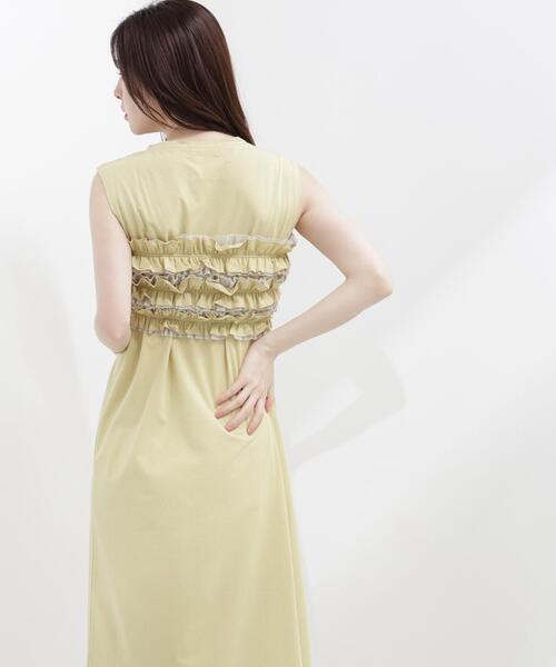 PROPORTION BODY DRESSING(プロポーションボディドレッシング)の「<a>フリルベア付きカットワンピース / 1216249600(ワンピース・レディース・ブラック/イエロー/ダークグレー・MEDIUM/P/S)」の6枚目の写真