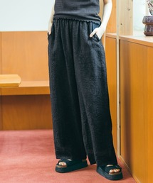 シアーリーフジャガードパンツ