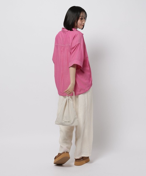 niko and...(ニコアンド)の「シアーリーフジャガードパンツ(その他パンツ・レディース・アイボリー/ブラック/オレンジ・FREE)」の17枚目の写真