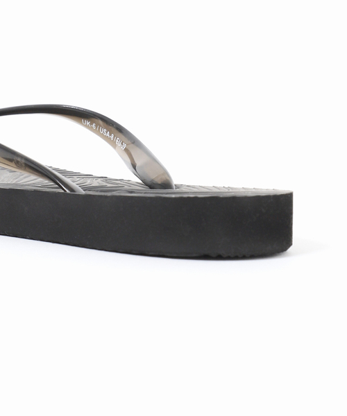 journal standard L'essage(ジャーナルスタンダードレサージュ)の「SLEEPERS/スリーパーズ 51001 Tapered Transparent サンダル(サンダル・レディース・ブラック/ベージュ・36/39/38/37)」の11枚目の写真