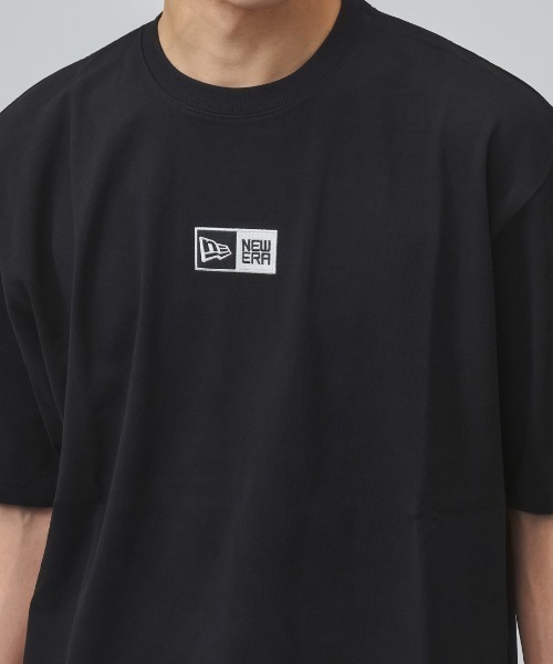 NEW ERA(ニューエラ)の「ニューエラ NEW ERA SS OS CT TEE BOX LOGO EMB BLK(Tシャツ/カットソー・メンズ・ブラック・M/L/LL)」の5枚目の写真