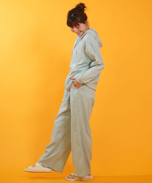 Hula Lani(フララニ)の「HULALANI/フララニ レディース ジップアップパーカー 長袖 羽織り ワンポイント 263HU2JK071(シャツ/ブラウス・レディース・ホワイト/ブルー/ピンク・FREE)」の15枚目の写真