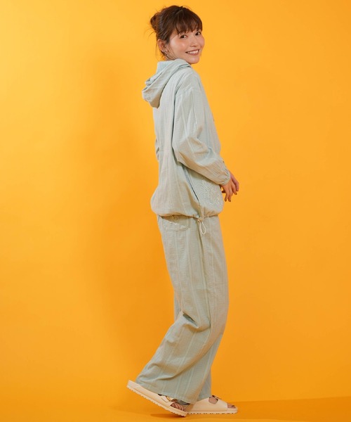 Hula Lani(フララニ)の「HULALANI/フララニ レディース ジップアップパーカー 長袖 羽織り ワンポイント 263HU2JK071(シャツ/ブラウス・レディース・ホワイト/ブルー/ピンク・FREE)」の16枚目の写真