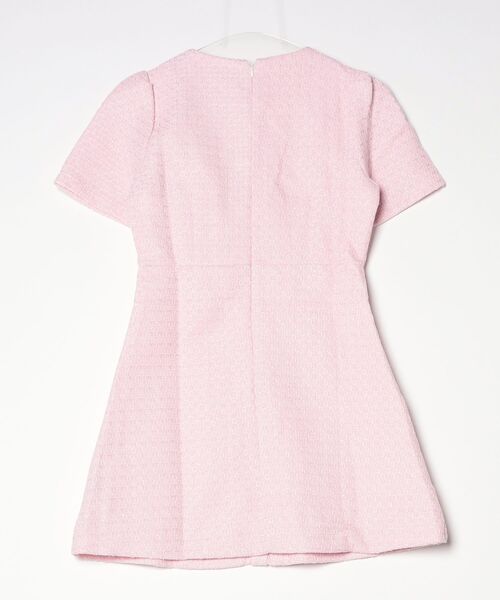 YUGA(ユーガ)の「YUGA_YGMC Korean-style Summer tweed dress(ワンピース・レディース・ブラック/ライトピンク・FREE)」の3枚目の写真