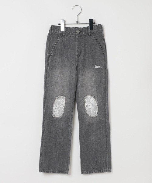 BAYFLOW（ベイフロー）の「[選べるデザイン☆]ウォッシュドデニムパンツ[120~160cm](KIDS)（デニムパンツ・キッズ・ライトブルー/ブルー/ブラック・160cm/150cm/140cm/130cm/120cm）」の2枚目の写真