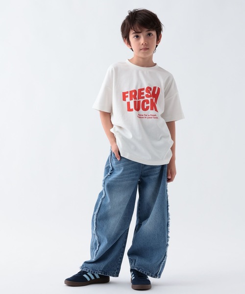 BAYFLOW（ベイフロー）の「[選べるデザイン☆]ウォッシュドデニムパンツ[120~160cm](KIDS)（デニムパンツ・キッズ・ライトブルー/ブルー/ブラック・160cm/150cm/140cm/130cm/120cm）」の4枚目の写真