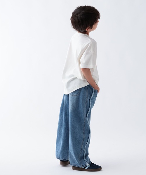 BAYFLOW（ベイフロー）の「[選べるデザイン☆]ウォッシュドデニムパンツ[120~160cm](KIDS)（デニムパンツ・キッズ・ライトブルー/ブルー/ブラック・160cm/150cm/140cm/130cm/120cm）」の6枚目の写真