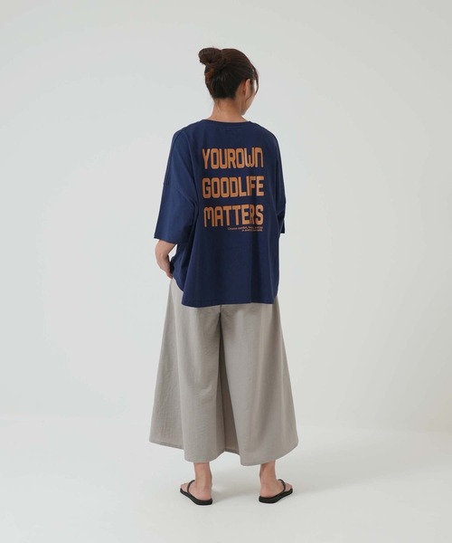 HEART MARKET(ハートマーケット)の「やわらかスラブギャザーワイドガウチョ(その他パンツ・レディース・チャコール/ナチュラル/ブラック/グレイッシュベージュ/カーキ・MEDIUM/LARGE)」の8枚目の写真