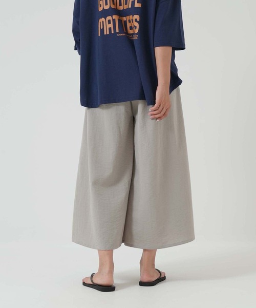 HEART MARKET(ハートマーケット)の「やわらかスラブギャザーワイドガウチョ(その他パンツ・レディース・チャコール/ナチュラル/ブラック/グレイッシュベージュ/カーキ・MEDIUM/LARGE)」の11枚目の写真