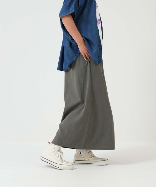 HEART MARKET(ハートマーケット)の「やわらかスラブギャザーワイドガウチョ(その他パンツ・レディース・チャコール/ナチュラル/ブラック/グレイッシュベージュ/カーキ・MEDIUM/LARGE)」の16枚目の写真