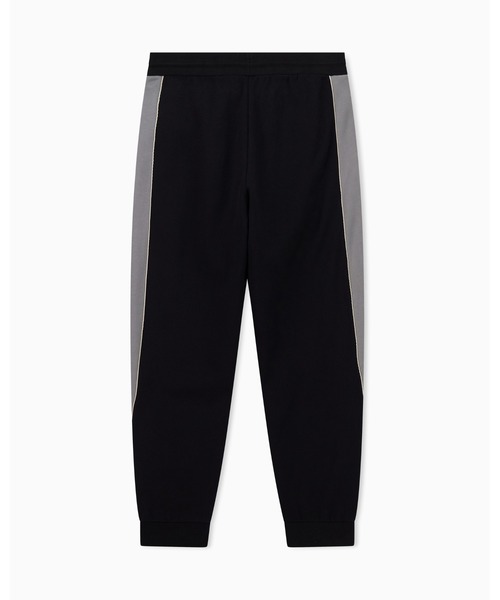 EMPORIO ARMANI EA7(エンポリオアルマーニイーエーセブン)の「<オンライン限定>【エンポリオ アルマーニ EA7】スリムフィット ジョガーパンツ コットンジャージー(スウェットパンツ・メンズ・ブラック・MEDIUM/SMALL/X-LARGE/X-SMALL/LARGE)」の4枚目の写真