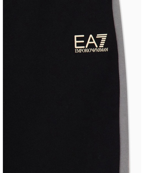 EMPORIO ARMANI EA7(エンポリオアルマーニイーエーセブン)の「<オンライン限定>【エンポリオ アルマーニ EA7】スリムフィット ジョガーパンツ コットンジャージー(スウェットパンツ・メンズ・ブラック・MEDIUM/SMALL/X-LARGE/X-SMALL/LARGE)」の5枚目の写真