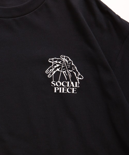 ROTAR(ローター)の「SOCIAL PIECE draw cord Tee(Tシャツ/カットソー・メンズ・ホワイト/ブラック・X-LARGE/LARGE/MEDIUM)」の11枚目の写真
