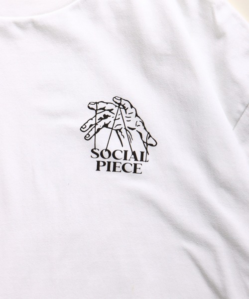 ROTAR(ローター)の「SOCIAL PIECE draw cord Tee(Tシャツ/カットソー・メンズ・ホワイト/ブラック・X-LARGE/LARGE/MEDIUM)」の6枚目の写真
