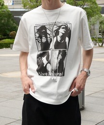 Perushu（ペルーシュ）の「Graphic Assorted Print T-Shirt／グラフィックアソートプリントTシャツ（Tシャツ/カットソー）」