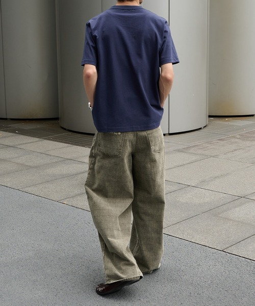Perushu（ペルーシュ）の「Graphic Assorted Print T-Shirt／グラフィックアソートプリントTシャツ（Tシャツ/カットソー・メンズ・ブラック/ネイビー/オフホワイト/ホワイト系その他/グリーン・MEDIUM/LARGE）」の20枚目の写真