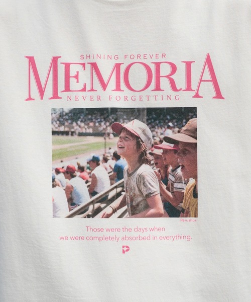 Perushu（ペルーシュ）の「Graphic Assorted Print T-Shirt／グラフィックアソートプリントTシャツ（Tシャツ/カットソー・メンズ・ブラック/ネイビー/オフホワイト/ホワイト系その他/グリーン・MEDIUM/LARGE）」の9枚目の写真