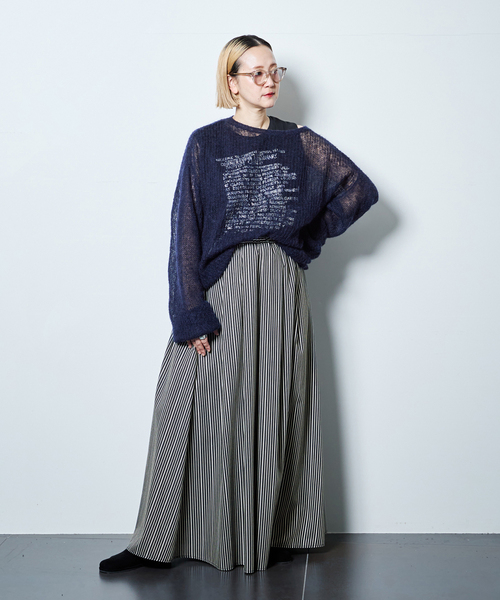 CITYSHOP（シティーショップ）の「《追加》AZE PULLOVER 2：ニット（ニット/セーター・レディース・パープル/ネイビー/サックスブルー・FREE）」の12枚目の写真