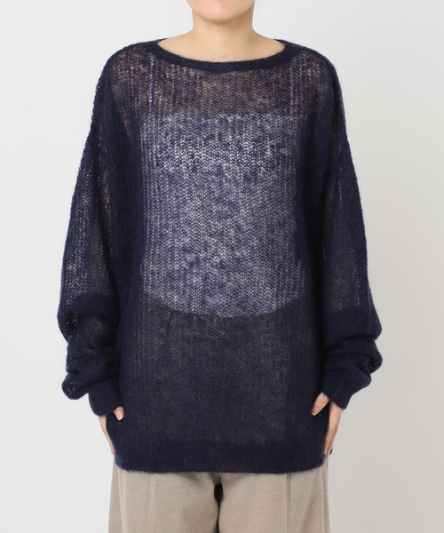 CITYSHOP（シティーショップ）の「《追加》AZE PULLOVER 2：ニット（ニット/セーター・レディース・パープル/ネイビー/サックスブルー・FREE）」の15枚目の写真