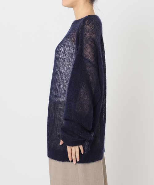 CITYSHOP（シティーショップ）の「《追加》AZE PULLOVER 2：ニット（ニット/セーター・レディース・パープル/ネイビー/サックスブルー・FREE）」の16枚目の写真