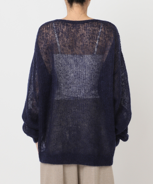 CITYSHOP（シティーショップ）の「《追加》AZE PULLOVER 2：ニット（ニット/セーター・レディース・パープル/ネイビー/サックスブルー・FREE）」の17枚目の写真
