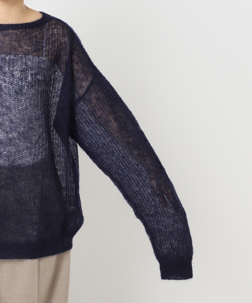 CITYSHOP（シティーショップ）の「《追加》AZE PULLOVER 2：ニット（ニット/セーター・レディース・パープル/ネイビー/サックスブルー・FREE）」の19枚目の写真