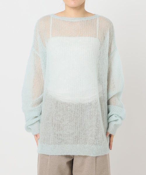CITYSHOP（シティーショップ）の「《追加》AZE PULLOVER 2：ニット（ニット/セーター・レディース・パープル/ネイビー/サックスブルー・FREE）」の22枚目の写真