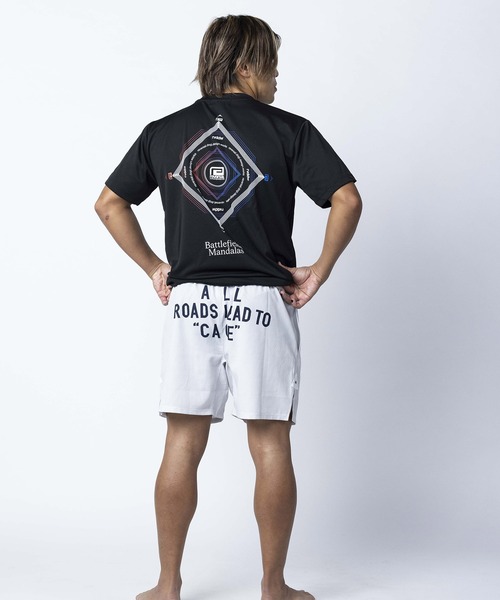 reversal.dogi.design.works(リバーサル・ドーギ・デザイン・ワークス)の「<reversal/リバーサル>SASHIKO RUNNING SHORTS(その他パンツ・メンズ・グレー/ブラック・M/XL/S/L)」の7枚目の写真