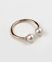 Seashore Uwajima Akoya Pearls（シーショアウワジマアコヤシンジュ）の「あこや真珠 2珠付 リング（リング）」