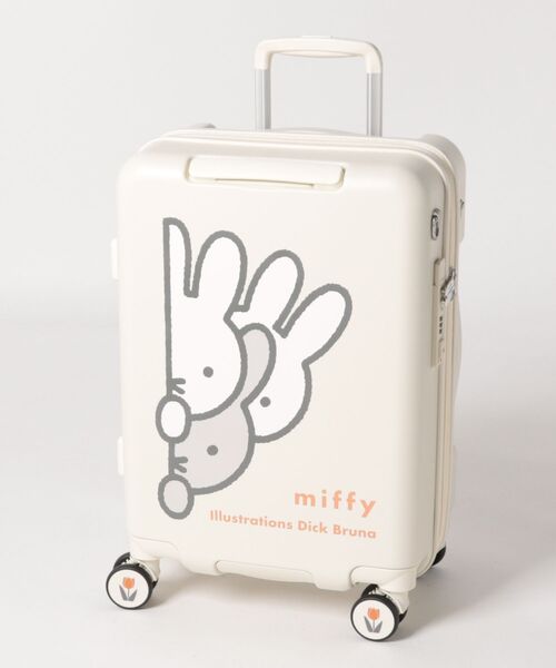 Miffy（ ミッフィー）の「【miffy/ミッフィー】 キャリーケース 35L（42L）（スーツケース/キャリーバッグ・レディース・アイボリー/ブラック・FREE）」の2枚目の写真