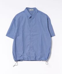 aimoha（アイモハ）の「【mens】 裾ドロスト チェック ゆったり レギュラーカラー 半袖シャツ（シャツ/ブラウス）」
