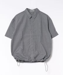 aimoha（アイモハ）の「【mens】 裾ドロスト チェック ゆったり レギュラーカラー 半袖シャツ（シャツ/ブラウス）」