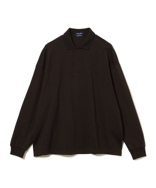FRED PERRY(フレッドペリー)の「【別注】FRED PERRY / Pique Long Sleeve Polo Shirt(ポロシャツ・メンズ・ブラック/ネイビー/ブラウン系その他・L/M/XL/S)」の17枚目の写真