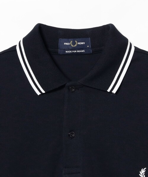FRED PERRY(フレッドペリー)の「【別注】FRED PERRY / Pique Long Sleeve Polo Shirt(ポロシャツ・メンズ・ブラック/ネイビー/ブラウン系その他・L/M/XL/S)」の21枚目の写真