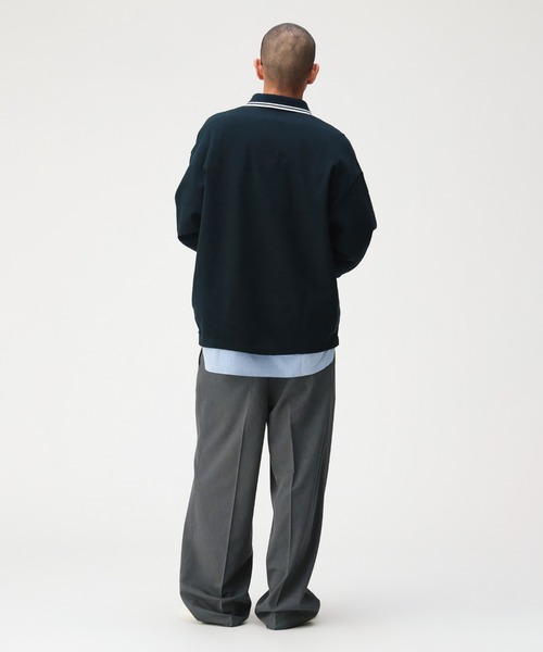FRED PERRY(フレッドペリー)の「【別注】FRED PERRY / Pique Long Sleeve Polo Shirt(ポロシャツ・メンズ・ブラック/ネイビー/ブラウン系その他・L/M/XL/S)」の5枚目の写真