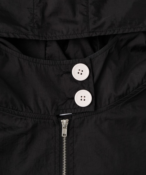 rumnel:（ルムネル）の「【セットアップ可能】レースラインUVカットパーカー / Lace Line UV Protection Hoodie（パーカー・レディース・ピンク/ブラック・FREE）」の3枚目の写真