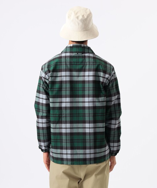BEAMS GOLF(ビームスゴルフ)の「ORANGE LABEL / チェック コーチジャケット(ブルゾン・メンズ・ワイン/グリーン・MEDIUM/X-LARGE/LARGE/SMALL)」の4枚目の写真