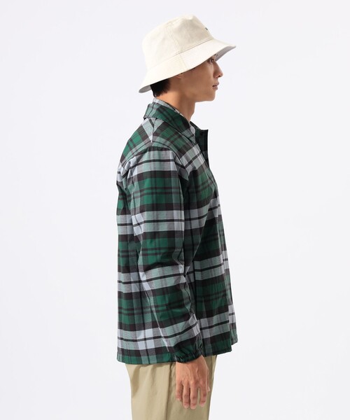 BEAMS GOLF(ビームスゴルフ)の「ORANGE LABEL / チェック コーチジャケット(ブルゾン・メンズ・ワイン/グリーン・MEDIUM/X-LARGE/LARGE/SMALL)」の5枚目の写真