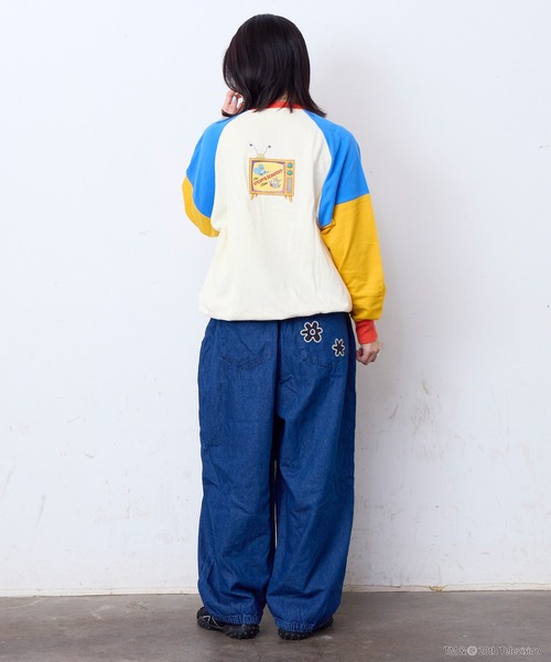 MARKEY'S(マーキーズ)の「【別注】The Simpsons クレイジースウェット/おとな(スウェット・レディース・ブルー/オフホワイト・160cm)」の5枚目の写真