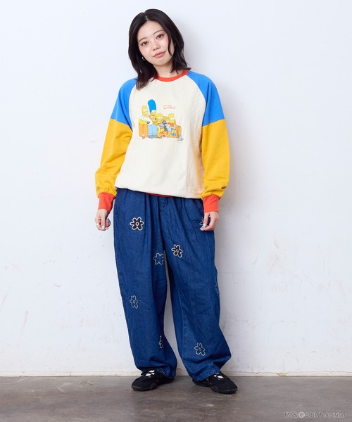 MARKEY'S(マーキーズ)の「【別注】The Simpsons クレイジースウェット/おとな(スウェット・レディース・ブルー/オフホワイト・160cm)」の6枚目の写真