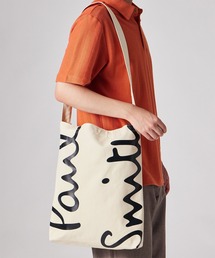Paul Smith（ポールスミス）の「“Cropped Logo” コットン トートバッグ【553983 STOTE】（トートバッグ）」