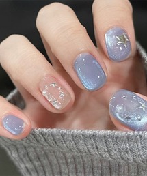 ONEP STAR（ワンピスター）の「簡単にネイルチップ ハンドネイルチップ ソフトリュクスネイル（ネイルシール/ネイルチップ）」