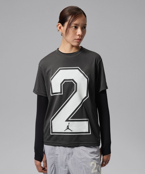 Jordan Flight Women’s Girlfriend T-Shirt IW1300-060 Anthracite (женская футболка)