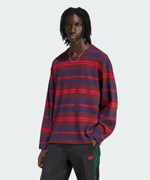 adidas | 90sオルタナティブスポーツ長袖ストライプ ワッフル ティー / ロンT / アディダスオリジナルス adidas Originals(Tシャツ/カットソー)