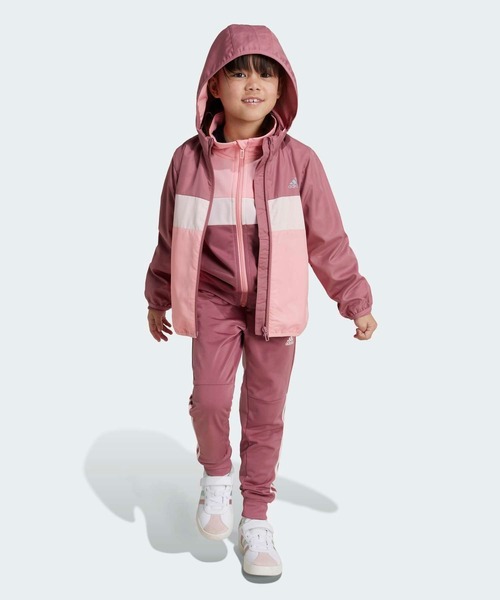 adidas(アディダス)の「WIND. RDY Tiberio ウインドブレーカー / アディダス adidas(ナイロンジャケット・キッズ・レッド・100/110/120/130)」の7枚目の写真