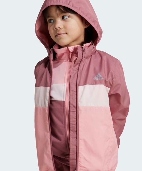 adidas(アディダス)の「WIND. RDY Tiberio ウインドブレーカー / アディダス adidas(ナイロンジャケット・キッズ・レッド・100/110/120/130)」の5枚目の写真
