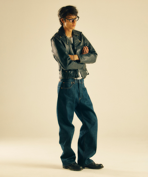 Levi's(リーバイス)の「LEVI'S (R) / リーバイス 別注 501 ルーズ L30(デニムパンツ・メンズ・ネイビー・36/34/32/30/29)」の4枚目の写真