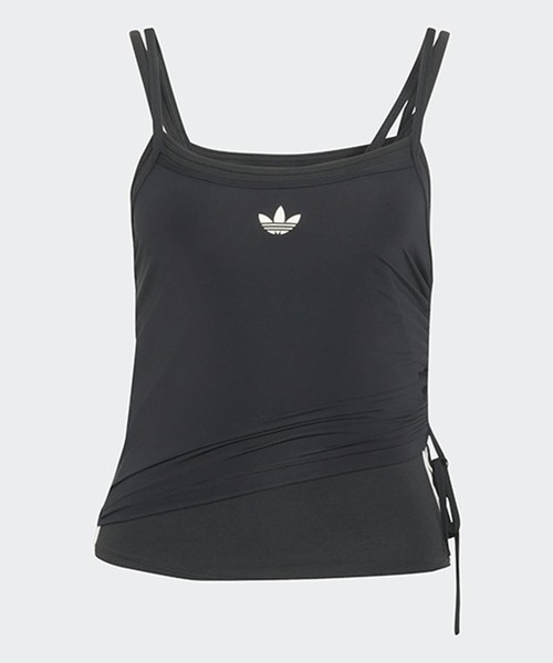 adidas Originals(アディダスオリジナルス)の「adidas originals / アディダス オリジナルス ORI LAYERED TANK(タンクトップ・レディース・ブラック・MEDIUM)」の1枚目の写真