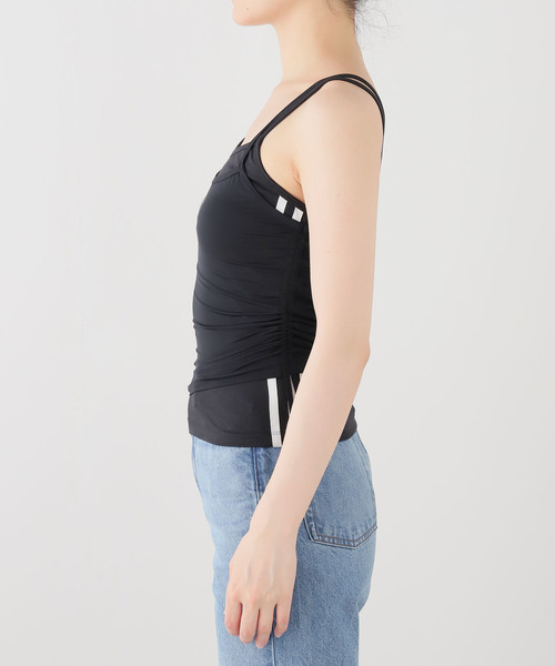 adidas Originals(アディダスオリジナルス)の「adidas originals / アディダス オリジナルス ORI LAYERED TANK(タンクトップ・レディース・ブラック・MEDIUM)」の7枚目の写真