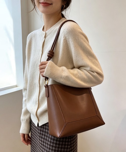 ミニバッグ付き2WAYバケツショルダーバッグ